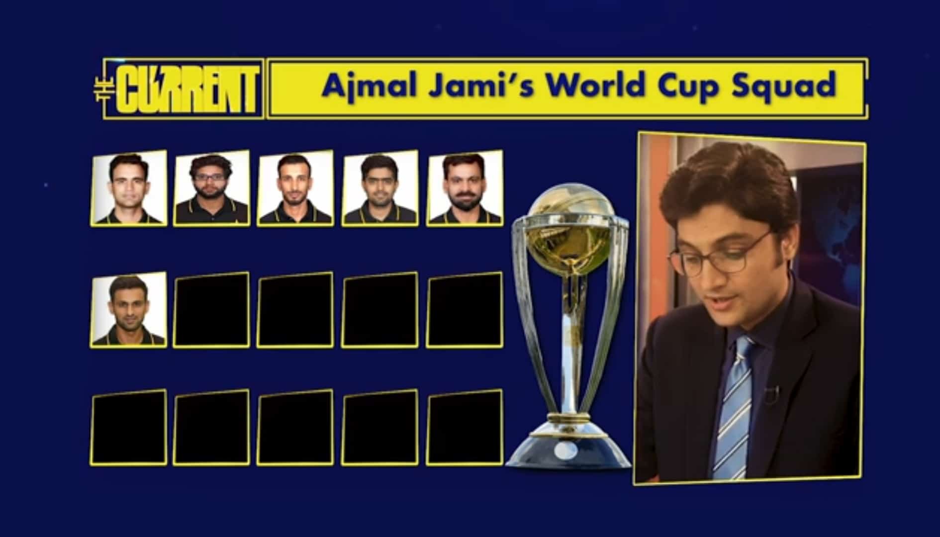 CWC’19: Ajmal Jami’s World Cup squad