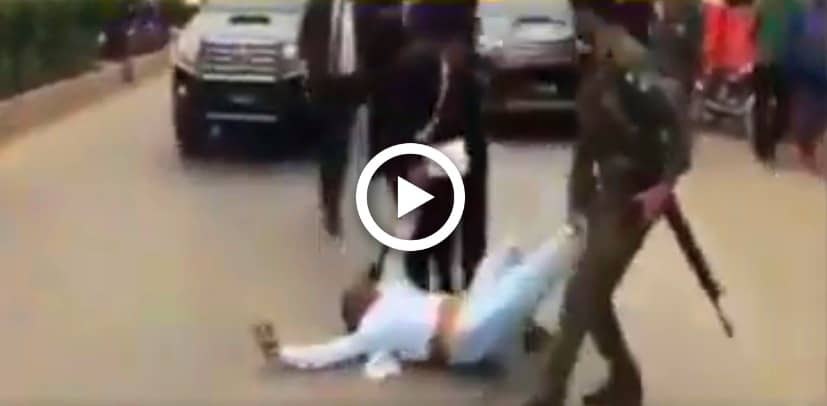 VIDEO: Punjab cops drag protester on road to make way for VIP convoy