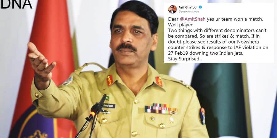 ‘Stay surprised’: ISPR chief trolls Indian home minister over World Cup defeat tweet