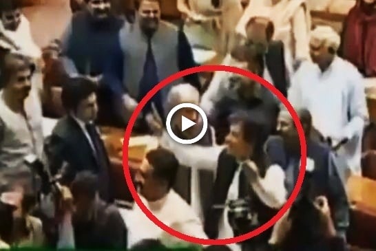 VIDEO: PM Imran spotted dancing ‘to mock opposition’ during budget session