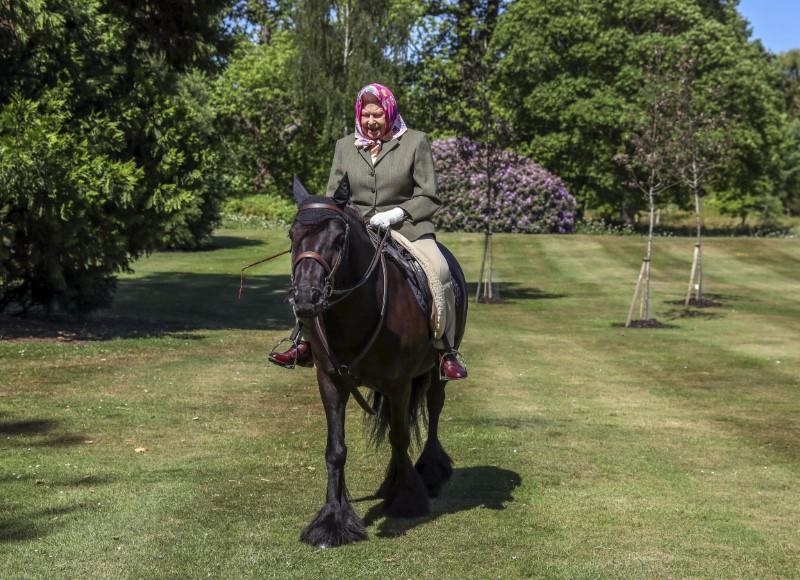 Queen Elizabeth enjoys horse ride as Britain eases coronavirus lockdown