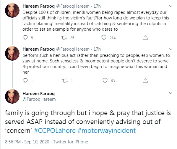 Motorway rape: Mehwish, Mahira demand change in mindset instead of public hangings
