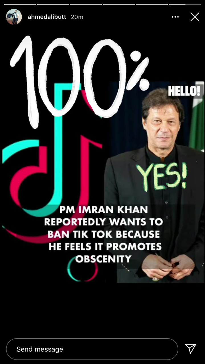 PM Imran Khan wants Tiktok to be banned