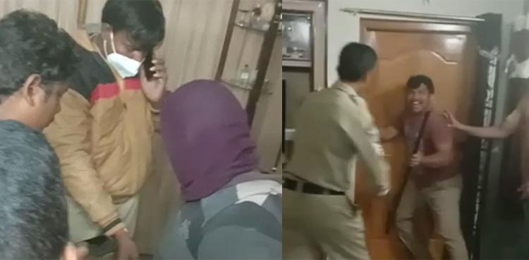VIDEO: Thief arrested after falling asleep in AC room during robbery