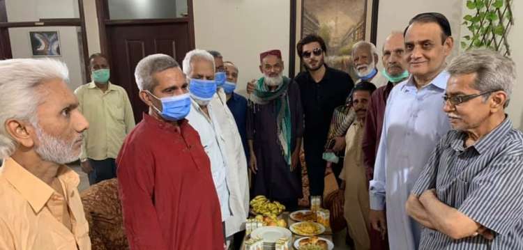 Imran Abbas celebrates Eid Miladun-Nabi at an old-age home