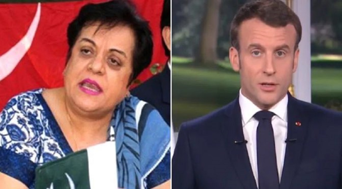 Shireen Mazari deletes tweet equating French president with Nazis after France strikes back