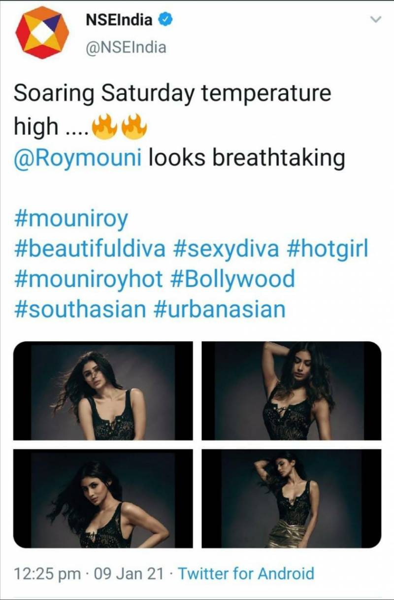 National Stock Exchange of India accidentally tweets steamy photoshoot of Bollywood actor, deletes later