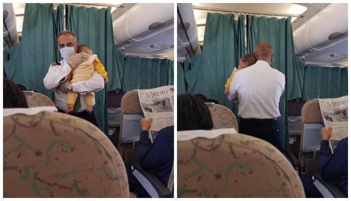 PIA staffer wins hearts for calming baby on flight
