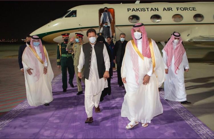 Saudi Arabia rolls out the ‘Lavender carpet’ for PM Khan