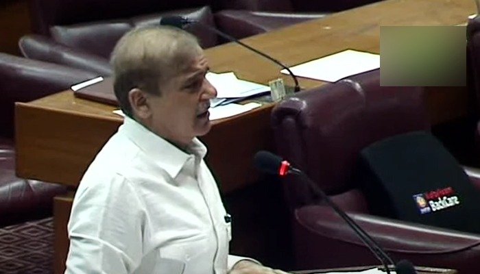 Shehbaz Sharif finally delivers his speech in NA, uninterrupted