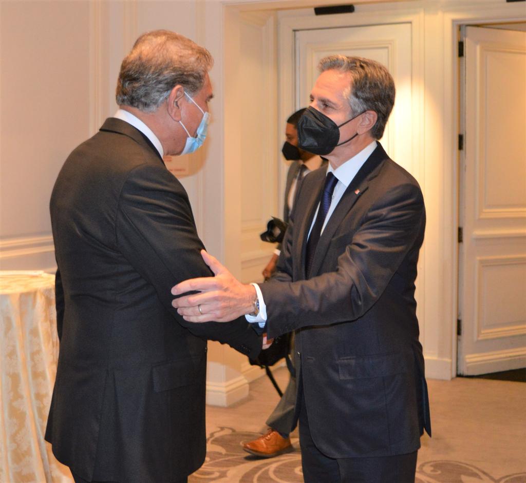 ‘World should not repeat the mistake of disengaging with Afghanistan’: Shah Mahmood to Antony Blinken