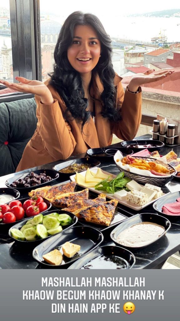 ‘Khao begum’: Falak, Sarah enjoy their romantic getaway, flaunt over 15 dishes on table