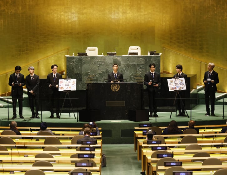 BTS sing and dance their way through the UN headquarters
