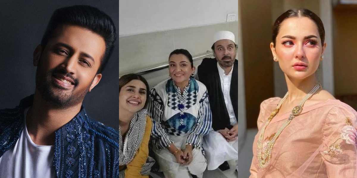 Atif, Kubra, Hania and Naumaan take candid pictures on the sets of ‘Sang-e-Mah’