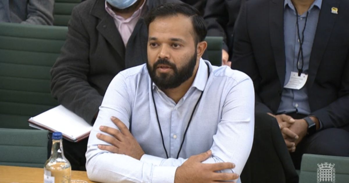 ‘The word ‘Paki’ was used constantly’: Azeem Rafiq tells MPs of racism at Yorkshire