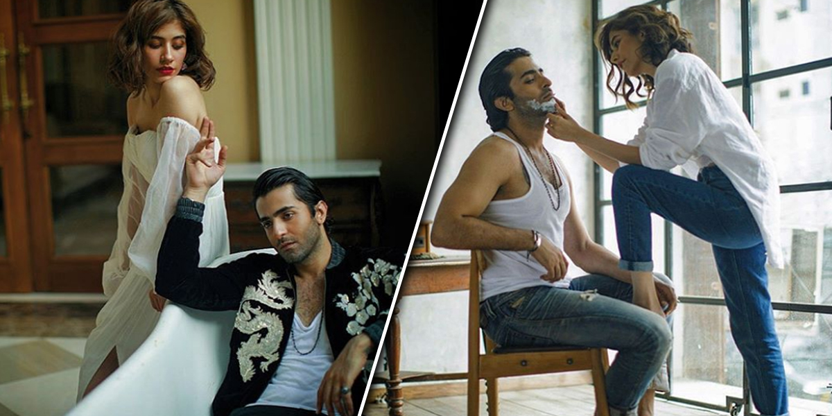 Syra Yousuf and Sheheryar Munawar's bold photoshoot goes viral