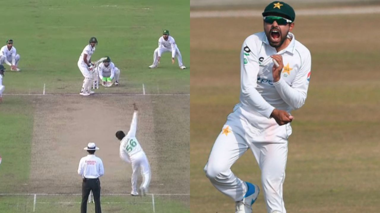 VIDEO: Babar Azam’s maiden Test wicket, celebration