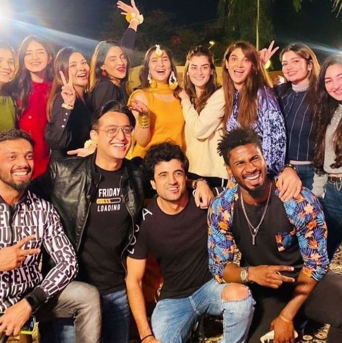 IN PICTURES: Areeba Habib’s wedding festivities kick started with Mayon shenanigans