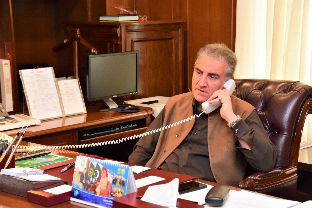 Shah Mehmood refuses to directly answer question about Biden not calling Khan, says it’s irrelevant