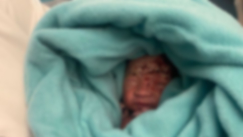 Woman abandons newborn baby in airplane toilet bin
