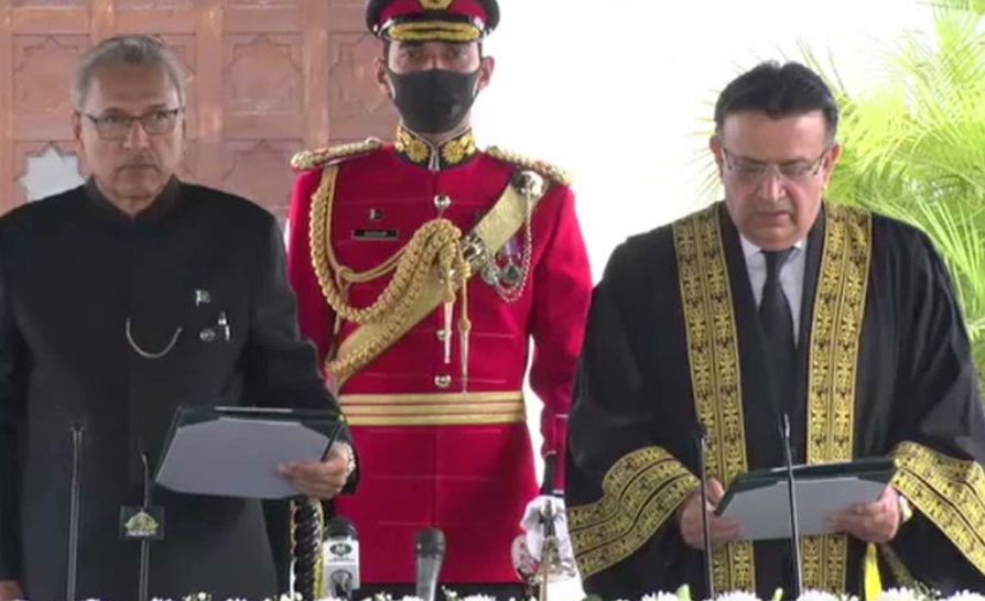 Justice Umar Ata Bandial becomes 28th Chief Justice of Pakistan, ceremony held in Islamabad