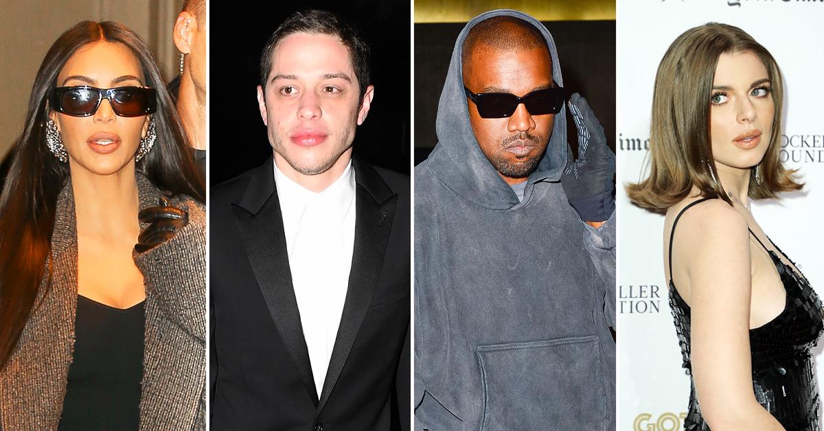 Kim Kardashian Shops At Outlet Mall With Boyfriend Pete Davidson As Kanye West Drops Wads Of Cash On Julia Fox In L.A.