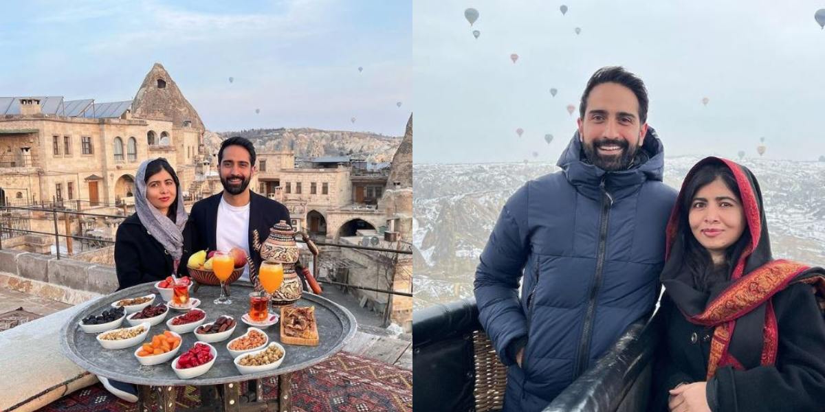IN PICTURES: Malala and her husband on a romantic getaway
