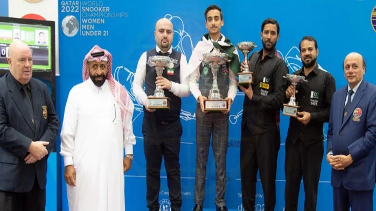 Pakistan’s Ahsan Ramzan wins the title of IBSF World Snooker Championship