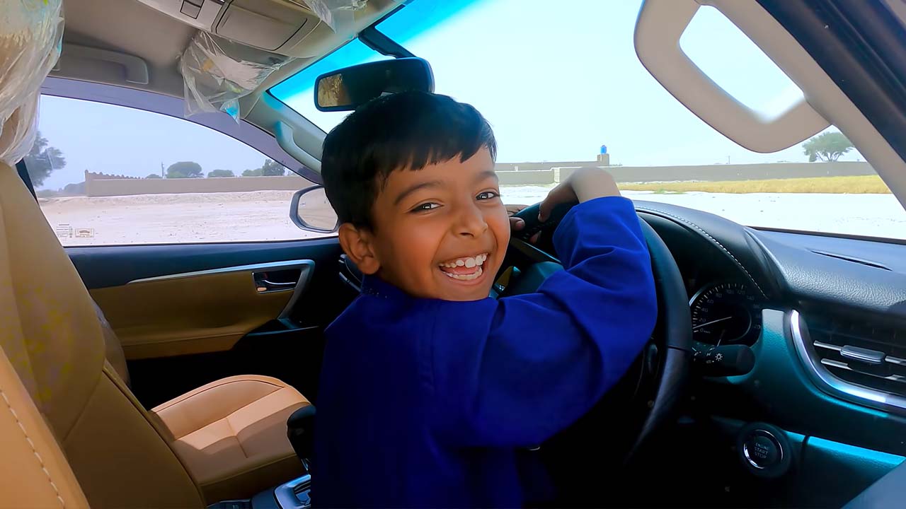 This 8-year-old started driving two years ago