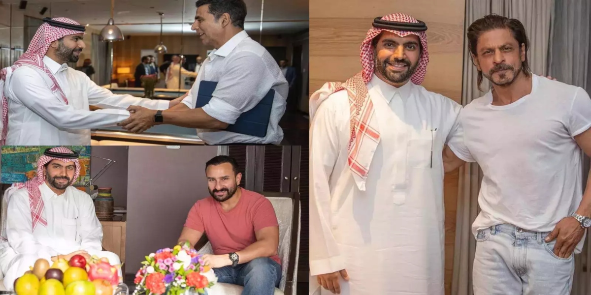 Salman, Shah Rukh, Saif and Akshay hangout with Saudi Prince Badr at Mannat