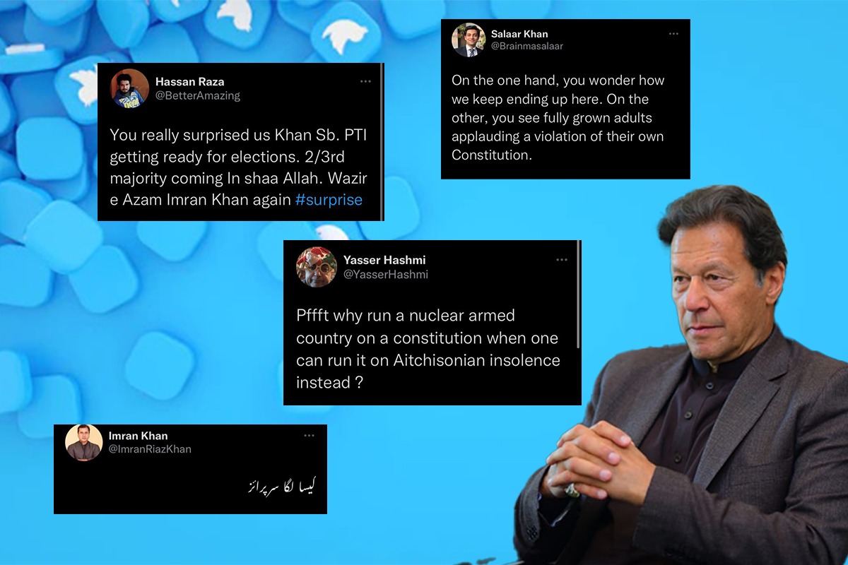 ‘IK ran way from the field’,  Twitter reacts to dismissal of no-confidence motion against PM Khan