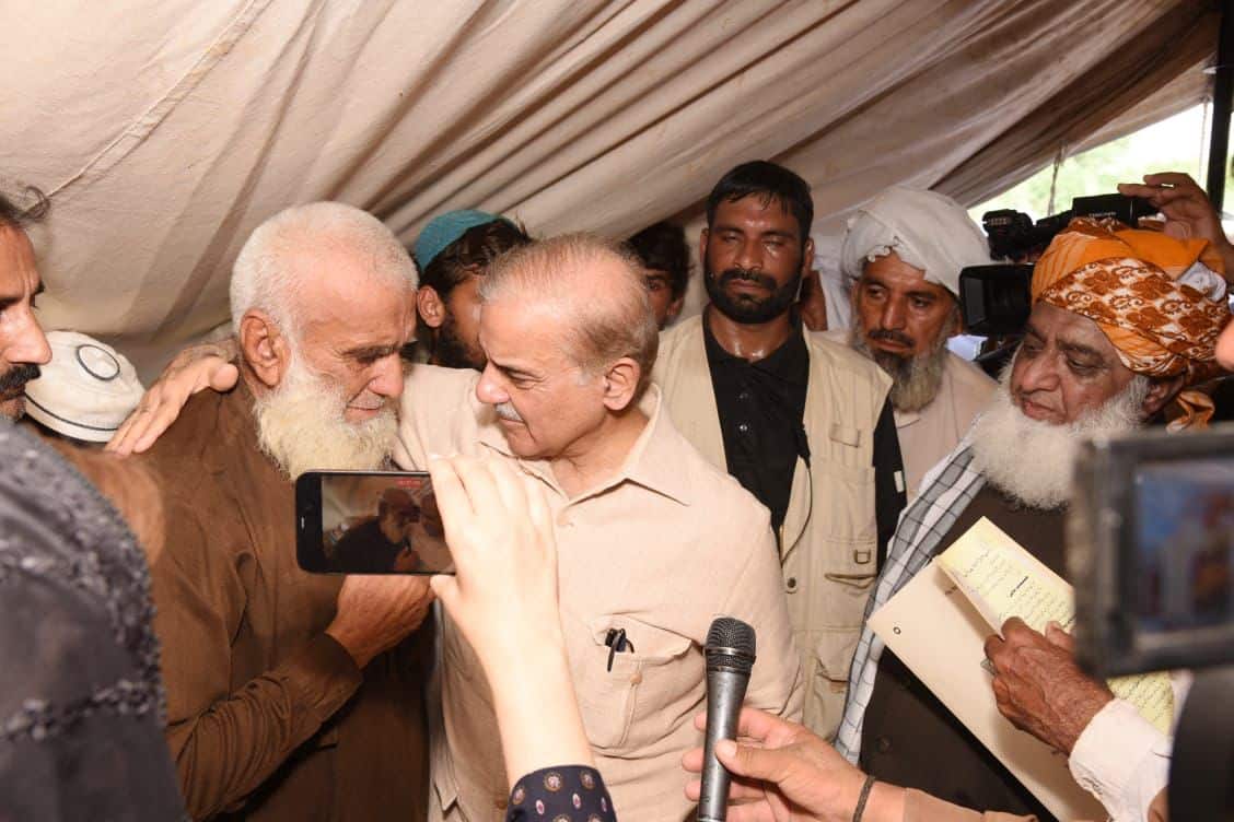 ‘I am 60 years old, not one PM visited us’: KP flood victim breaks down meeting PM Shehbaz
