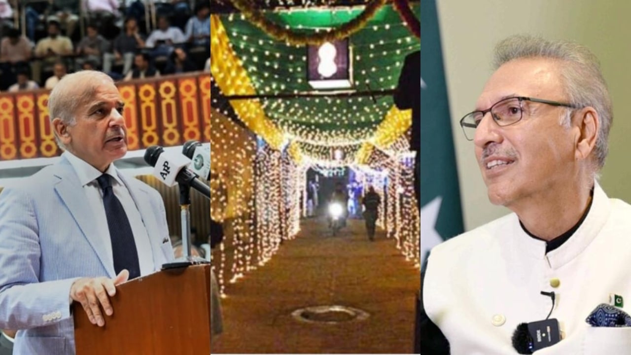 PM Shehbaz, President wish nation on the occasion of Eid-Milad-ul-Nabi