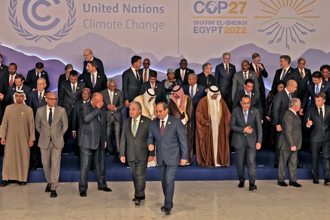 Only seven women out of 110 world leaders in climate change conference