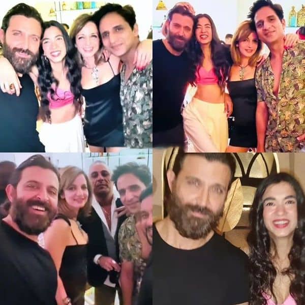 Hrithik Roshan-Saba Azad, Sussanne Khan and Arslan Goni in one frame shock  fans; netizen says, 'Kaise jhamta hai inko, haamari ex toh gaali deti hai'