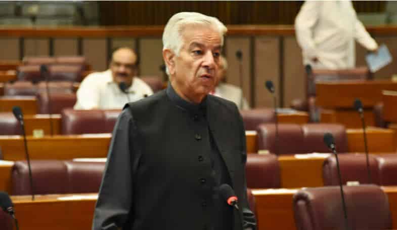 ‘Do not create controversies’: Khawaja Asif’s lashes out at judiciary on NA floor