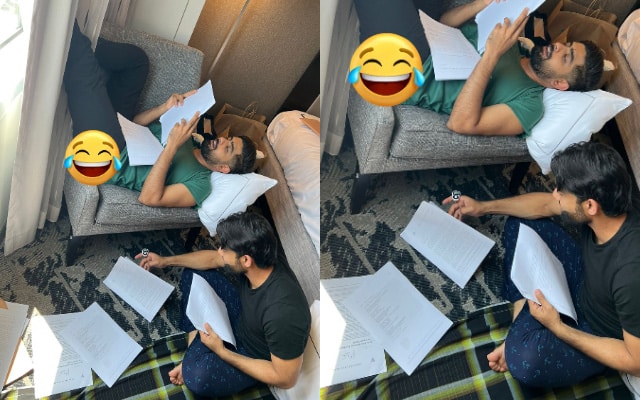 Yeh kya ho raha hay? Babar, Rizwan back in university