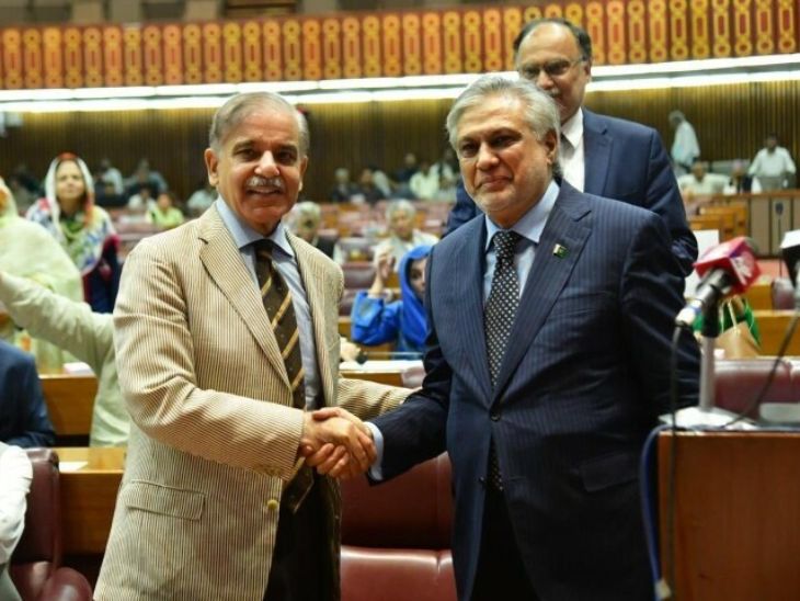 PM Shehbaz appreciates ‘efforts and hard work of Ishaq Dar’ for securing IMF deal