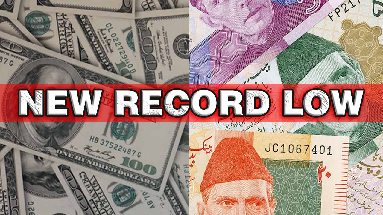 Pakistani rupee sets new record, falls to Rs307.10 per US dollar