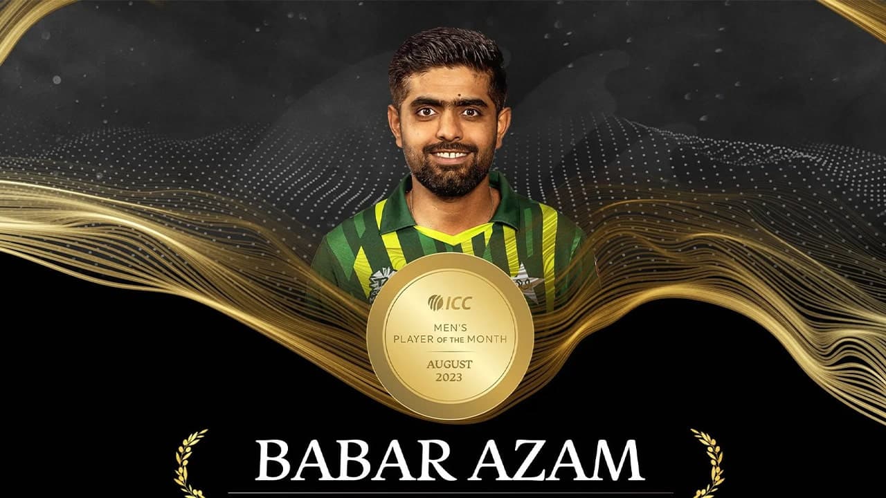 Babar Azam named ICC Men’s Player of the Month