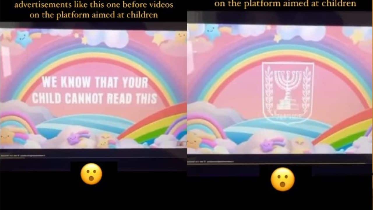 Israel paying YouTube to put false news in children’s videos