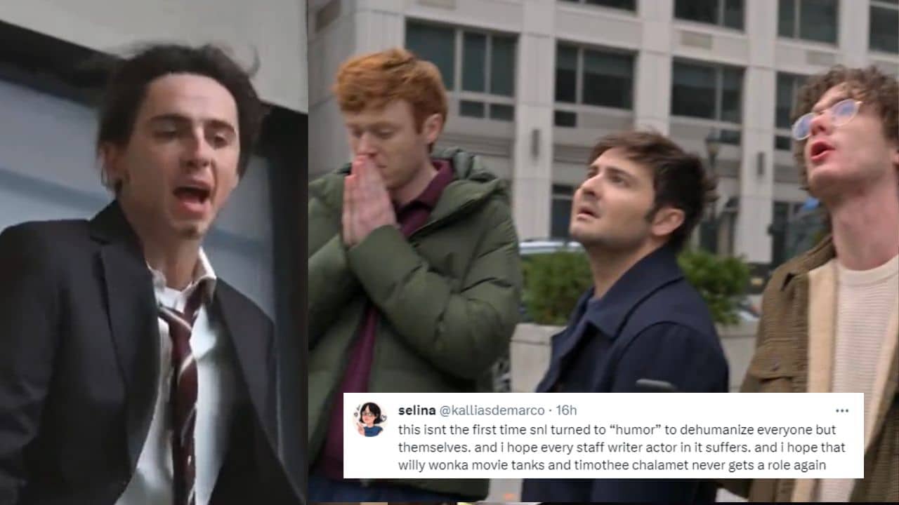 ‘Disgusted’: Timothee Chalamet’s Hamas joke on Saturday Night Live has social media outraged