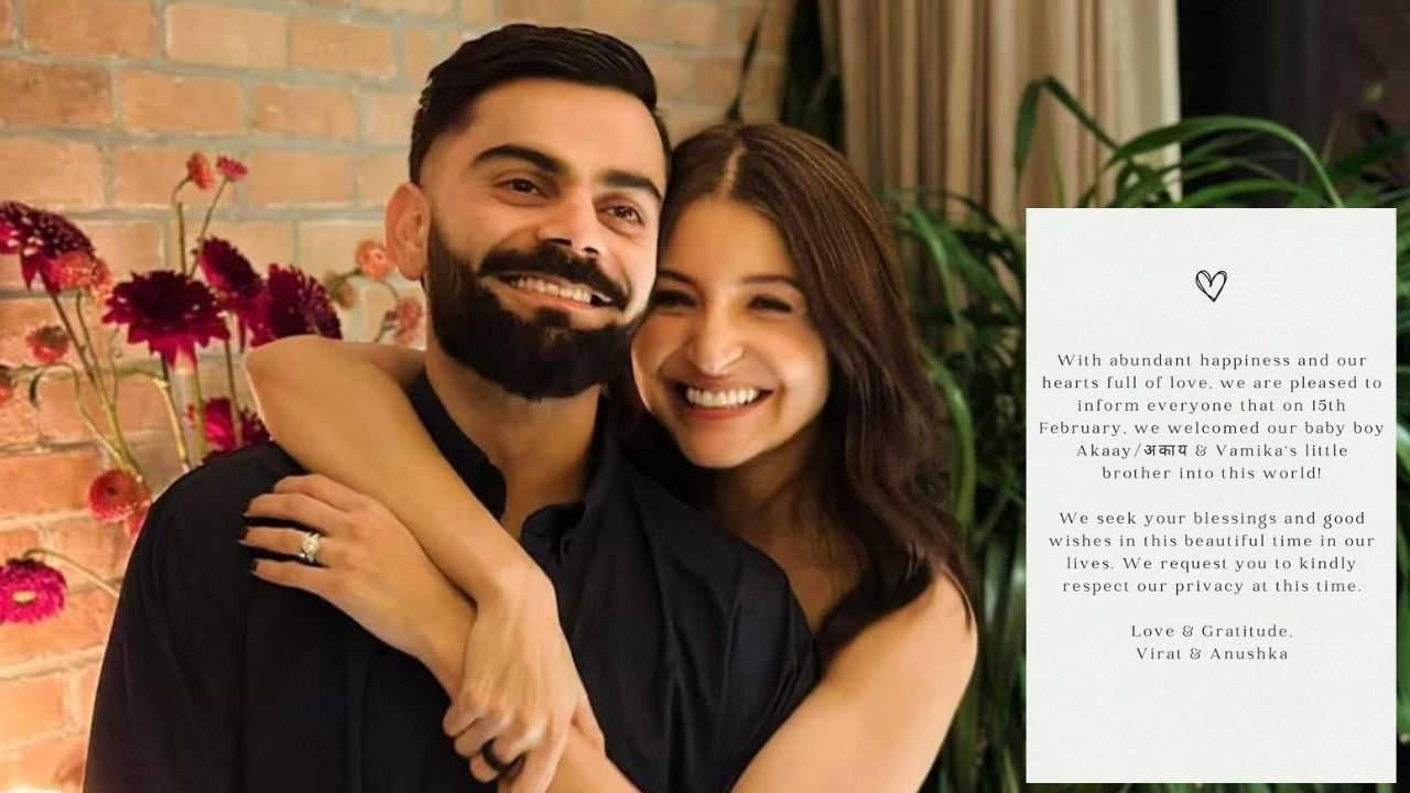 Virat Kohli and Anushka Sharma welcomes second child