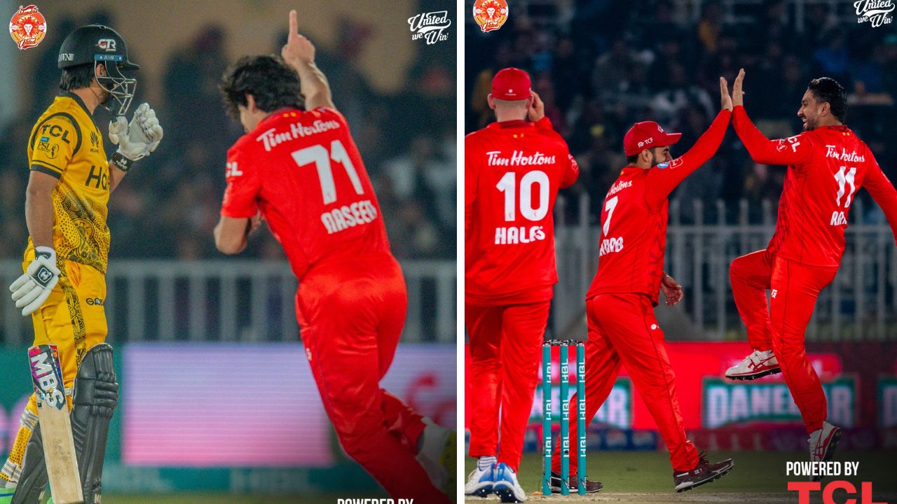 PSL 9: Islamabad United defeats Peshawar Zalmi by 29 runs