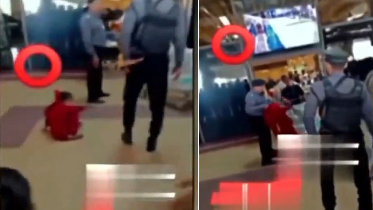 Video: Officer brutally manhandles young girl at Karachi airport