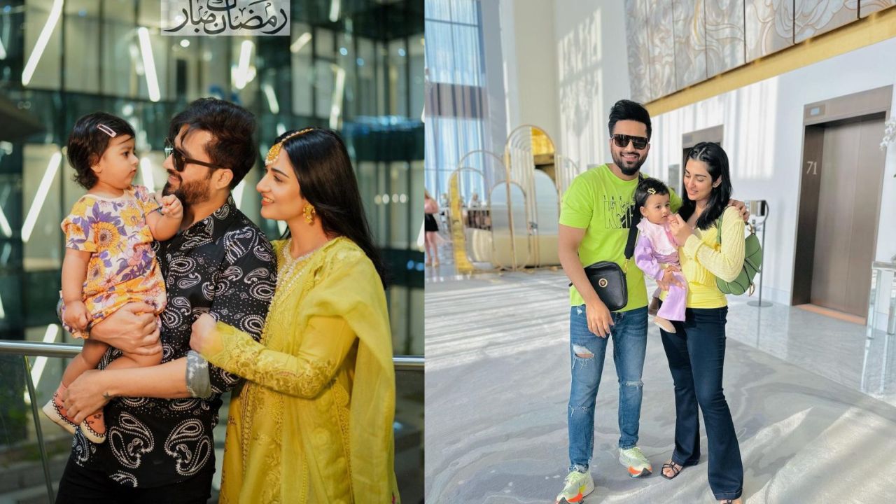 Sarah Khan, Falak Shabir share adorable family photos with daughter