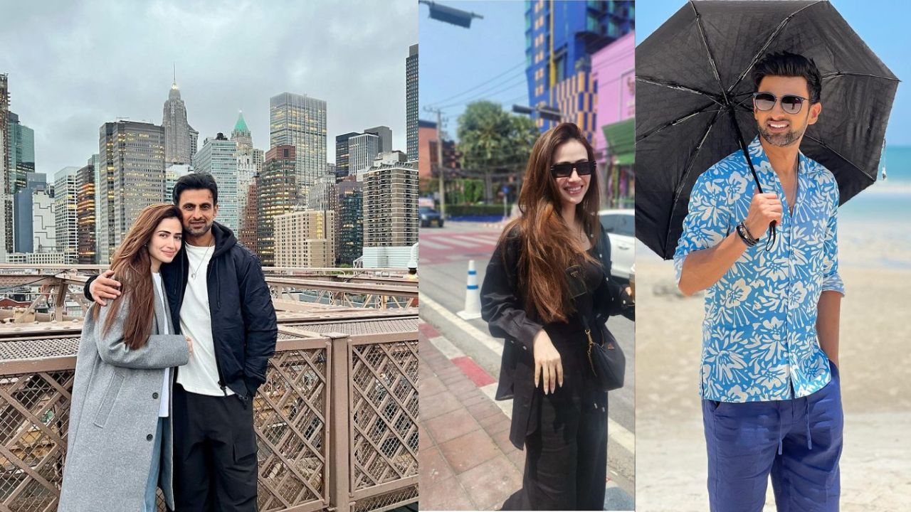 Sana Javed, Shoaib Malik enjoy New York trip