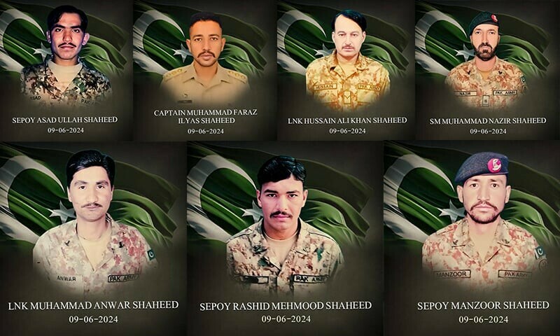 Seven security officials martyred in Lakki Marwat