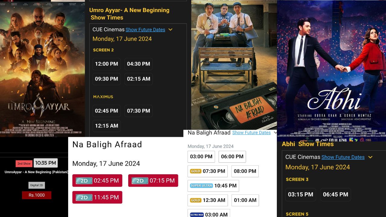 Second day of Eid: list of new movies you can watch in the cinema today