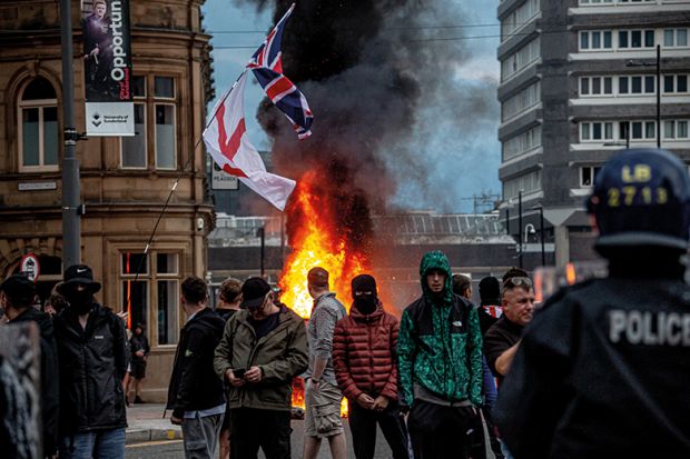 Man allegedly involved in spreading fake news triggering UK anti-Muslim riots arrested in Lahore